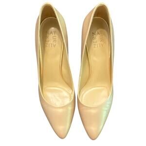Naturalizer Natalie Metallic Nude Gold Pointed Toe Pumps Heels 9 Office Wedding